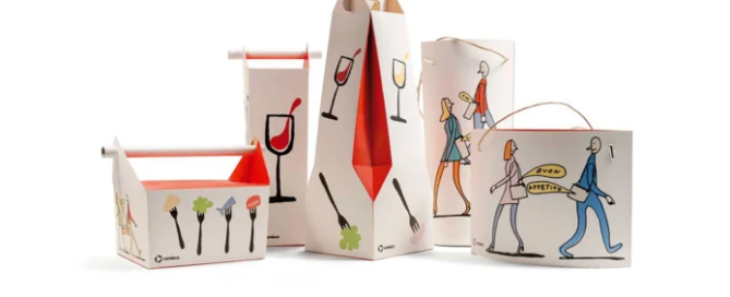 La Doggy Bag italiana si chiama Rimpiattino 4 Doggy Bag Rimpiattino Confezione