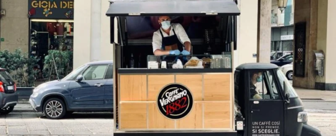Arriva la colazione a domicilio con l’Apecar di Caffè Vergnano 6 Arriva la colazione a domicilio con l’Apecar di Caffè Vergnano