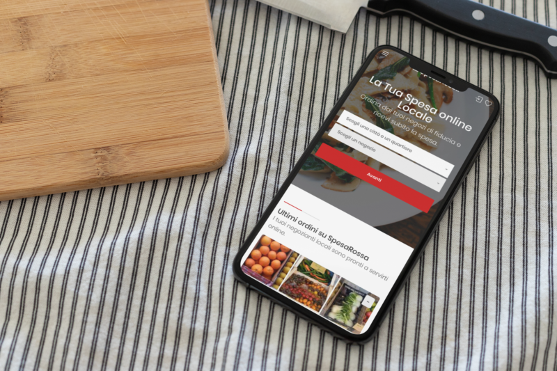 SpesaRossa, la piattaforma italiana per la spesa online locale