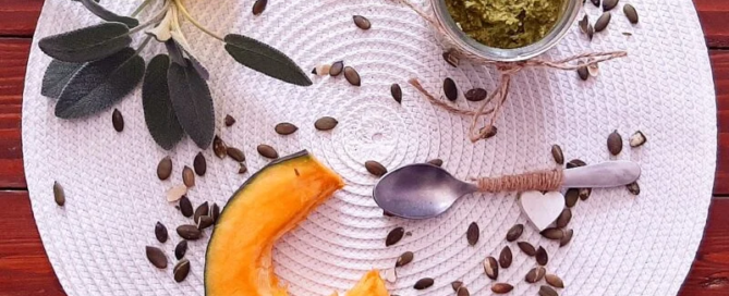 Pesto vegano di bucce e semi di zucca 4 Pesto vegano di bucce e semi di zucca