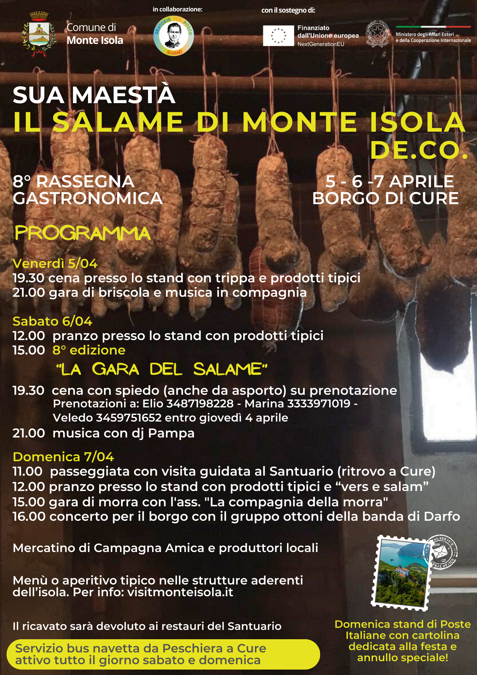 A Monte Isola torna la tradizionale Festa del Salame 1