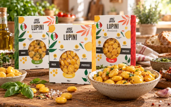 Dalla Liguria una nuova vita per i lupini, Holi Grain tra tradizione e snack proteici
